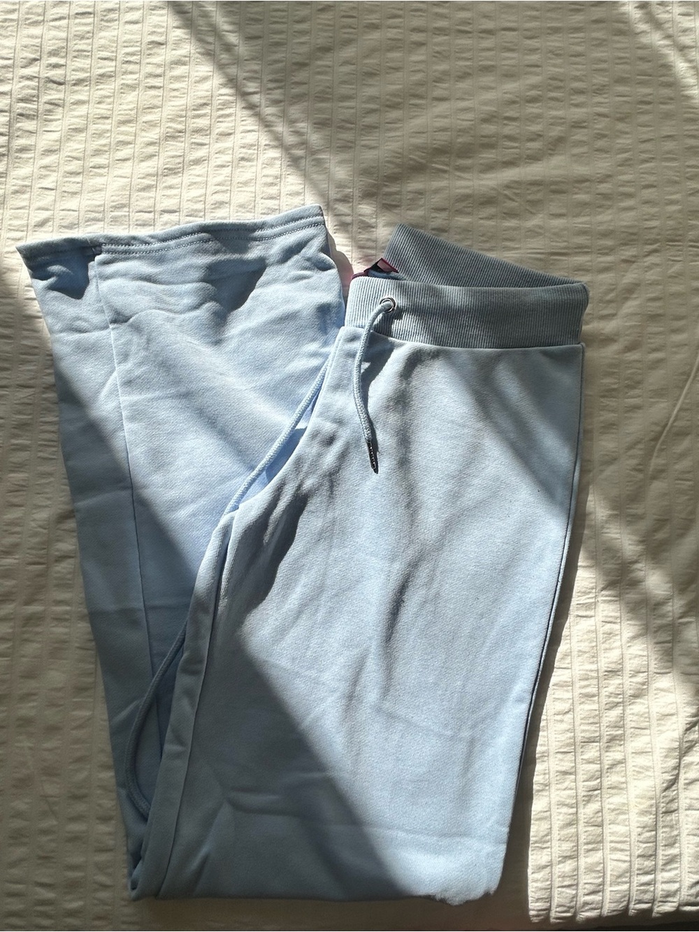 Edikted Light BlueJogger Sweatpants with Drawstring (2000s yoga mom vibe!!)
